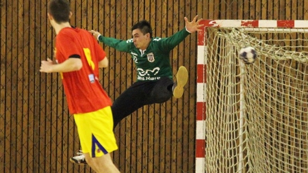 Handbal masculin. CS Minaur II – CSU Cluj: 35-30 (17-12)