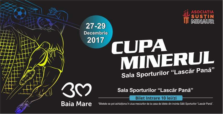 Programul complet al Cupei Minerul la fotbal în sală