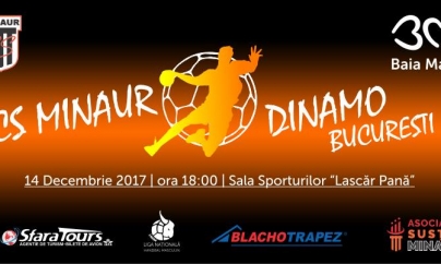 Tot cu Raul Fotonea pe bancă, Minaur (re)întâlnește pe Dinamo