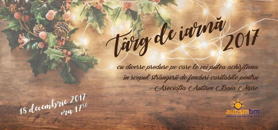 Târg caritabil pentru autiștii băimăreni