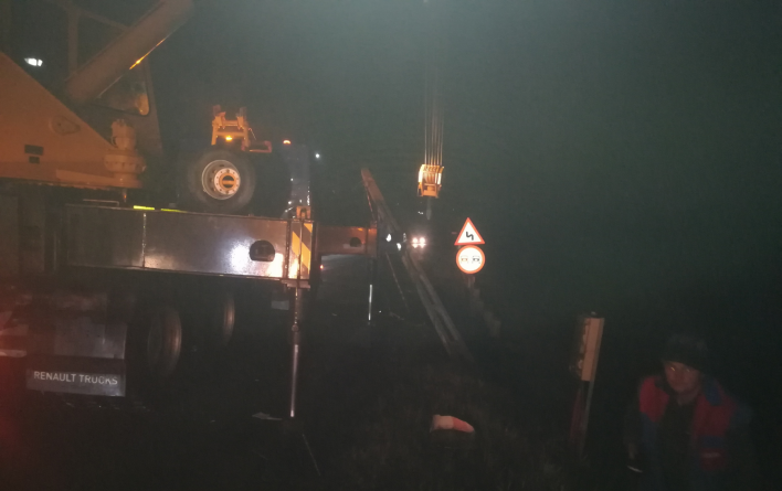 Intervenție care a evitat o tragedie la ieșirea din Groși