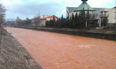 Pastel de iarnă blândă cu Săsar poluat