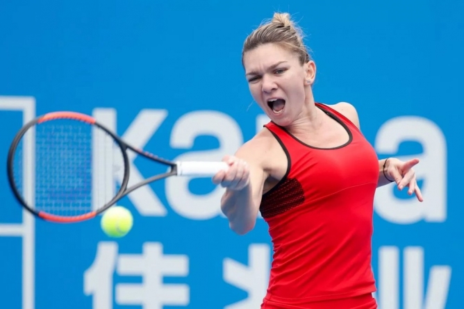 Yin-Yang de partea Simonei Halep în meciul cu Ying-Ying