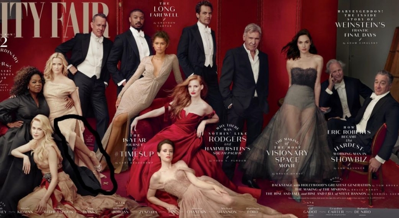 O actriță celebră a apărut cu trei picioare pe coperta unei la fel de celebre reviste