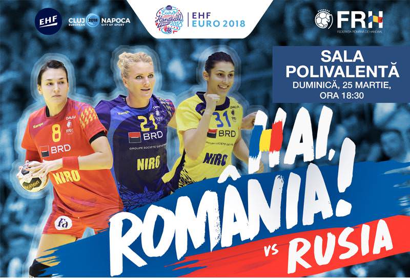 S-au pus în vânzare biletele pentru meciul de handbal feminin România – Rusia