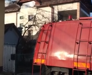 Dimineață incendiară în Baia Mare (VIDEO)