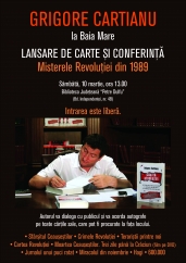 “Misterele Revoluției din 1989” dezvăluite de Grigore Cartianu