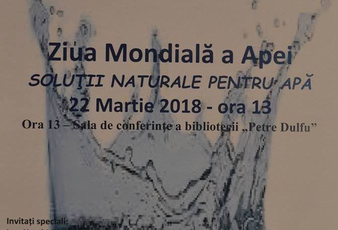 Soluții naturale pentru apă, de Ziua Apei