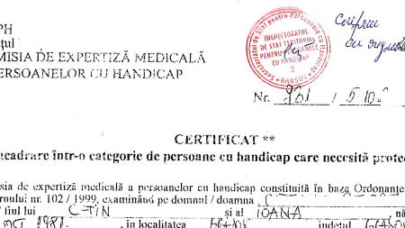 În Maramureș, sunt săptămâni în care sunt analizate 100 de dosare  pentru obținerea certificatului de handicap