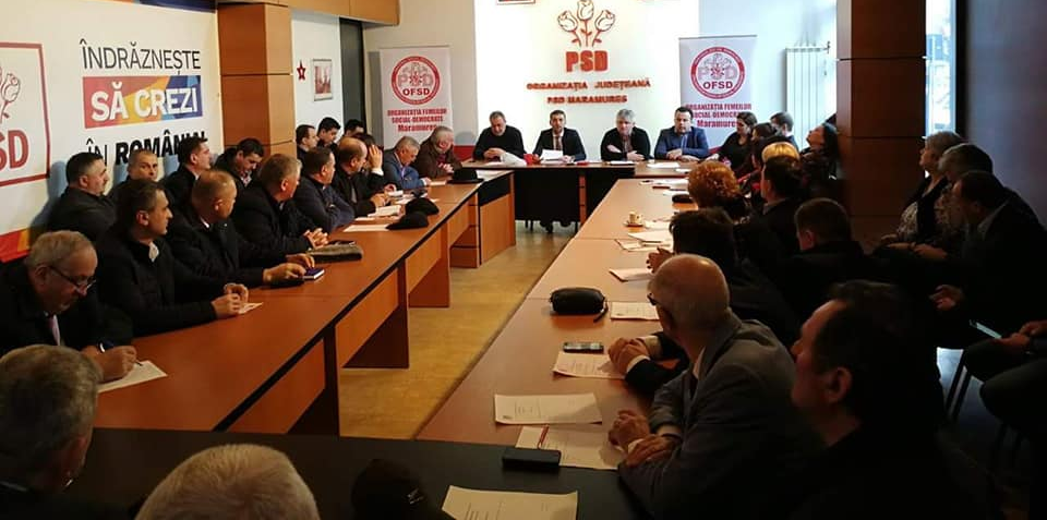La Congresul PSD, social-democrații maramureșeni merg necondiționat pe mâna lui Liviu Dragnea