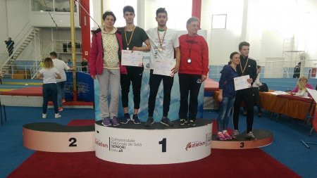 Heptatloniștii de la LPS Baia Mare au ocupat un podium întreg la campionatelor naționale