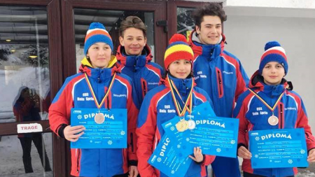 6 medalii pentru CSȘ Baia Sprie la Campionatul Național de Schi alpin