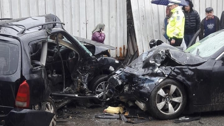 Accident cumplit în Ferneziu