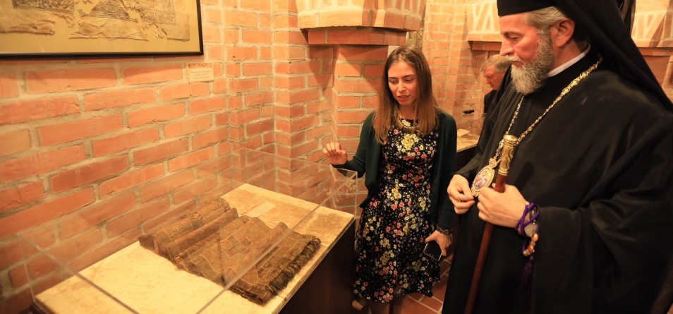 Epitrahilul Sfântului Ierarh Iosif Mărturisitorul, recuperat de la urmașii lui Pintea Viteazul (GALERIE FOTO, VIDEO)