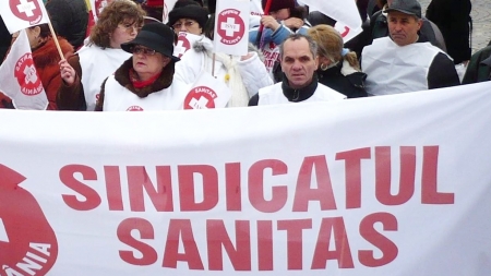 Vineri, sindicaliștii Sanitas stabilesc calendarul protestelor