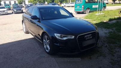 Audi A6 furat din Anglia și găsit în Sighet