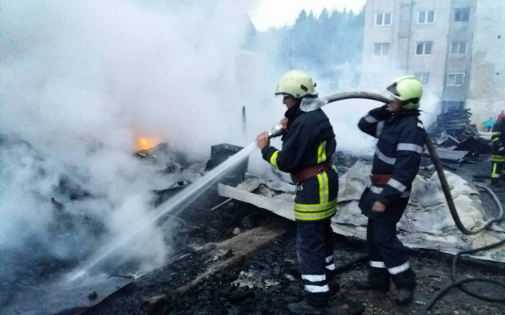 Incendiu cu două victime în Borșa