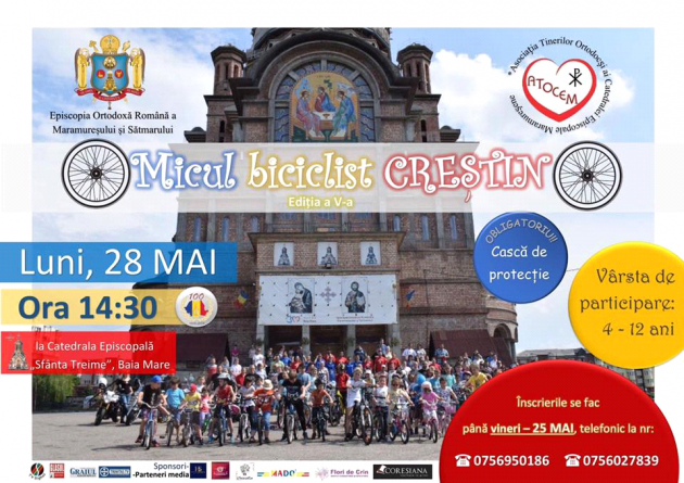 ”Micul biciclist creștin”, la Catedrala Episcopală
