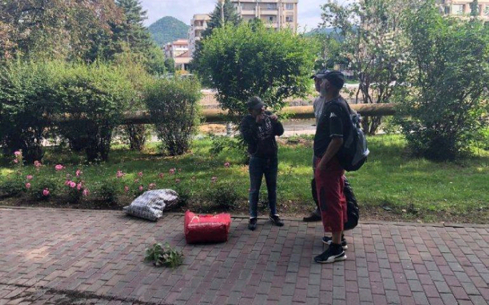 Prinși în timp ce vandalizau Parcul Dacia