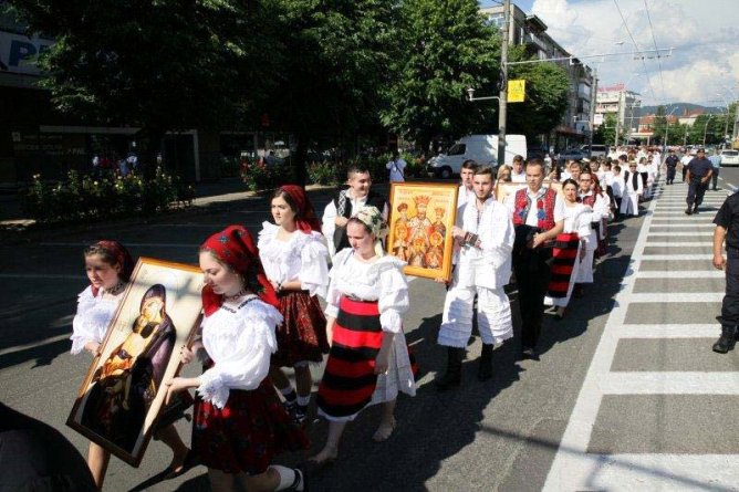 Procesiune în zi de sărbătoare