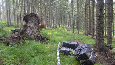 Străjerii țării i-au pierdut pe contrabandiști taman în localitatea Straja