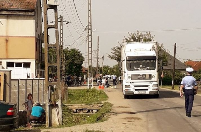 Biciclist accidentat mortal în Mogoșești