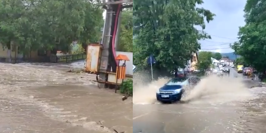 Rupere de nori în Desești (VIDEO)