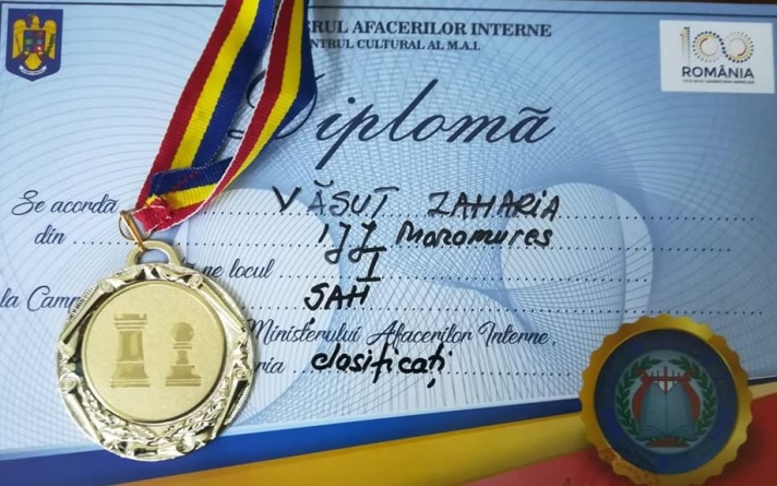 Un jandarm maramureșean și-a ținut în șah colegii din MAI