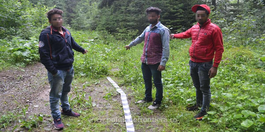 Migranți indieni, prinși la graniță