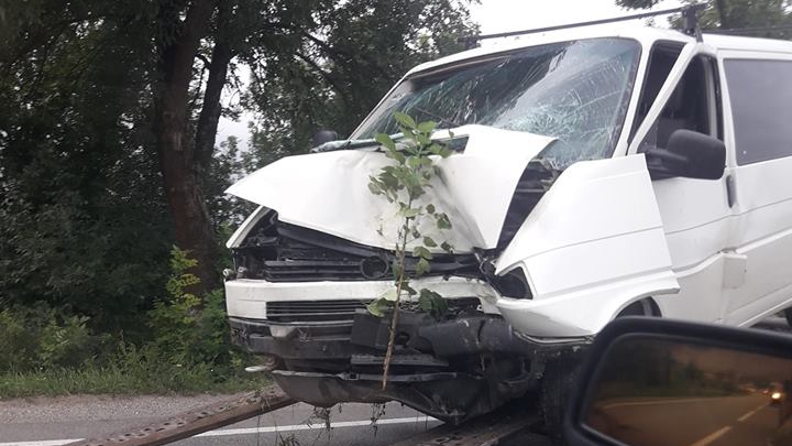 Accident la pod la Lăpușel