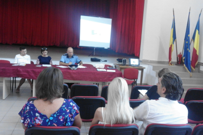 La discuții cu polițiștii despre violența domestică și anihilarea infractorilor