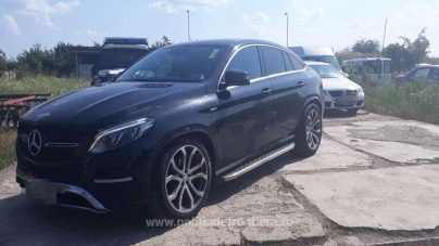 Două mașini Mercedes furate din străinătate au fost recuperate de lucrători ai ITPF Sighet