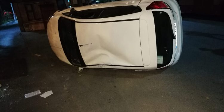 Un șofer din Borșa, băut bine, a scăpat teafăr din accident, dar a fost reținut pentru 24 de ore