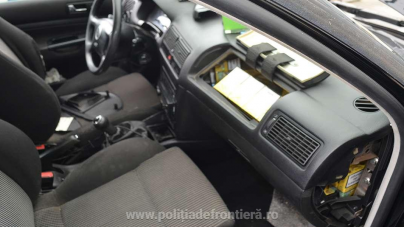 Unde mai ascund contrabandiștii țigările? Sub airbag-ul mașinii!