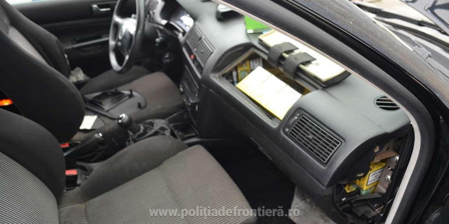 Unde mai ascund contrabandiștii țigările? Sub airbag-ul mașinii!
