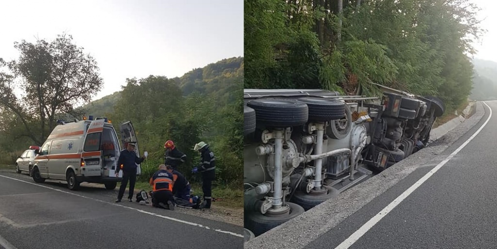 Accident mortal în Valea Chioarului (GALERIE FOTO)
