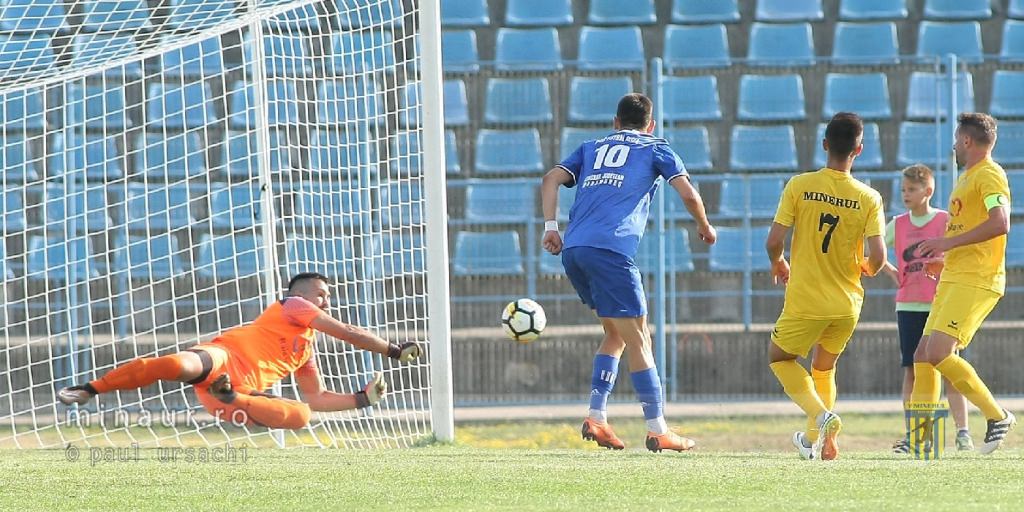 Minerul învinge în derby-ul județean și se instalează pe primul loc