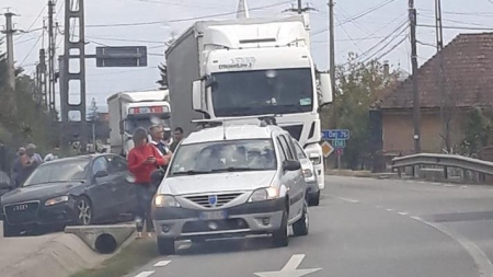 Ciocnire în lanț în Satulung