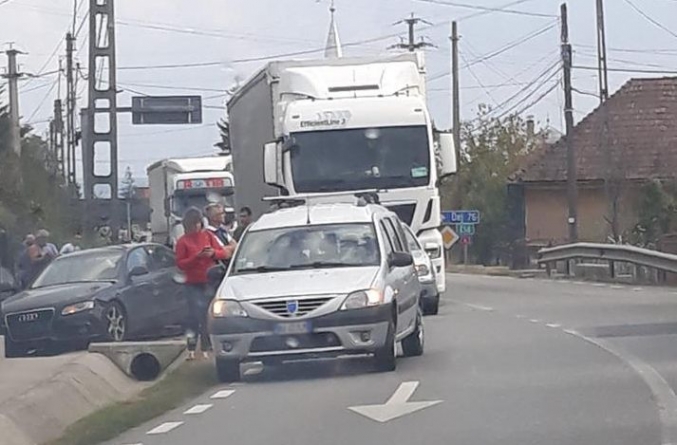 Ciocnire în lanț în Satulung