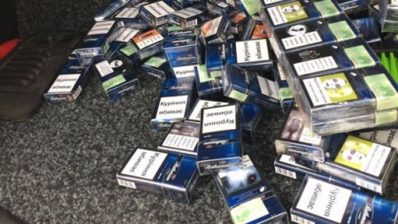 Sighetu Marmației: Percheziții la persoane bănuite de contrabandă; Au fost confiscate țigări în valoare de peste 24.000 de lei