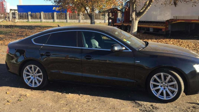 Audi A5 furat din Olanda, având numere de Franța și recuperat în România