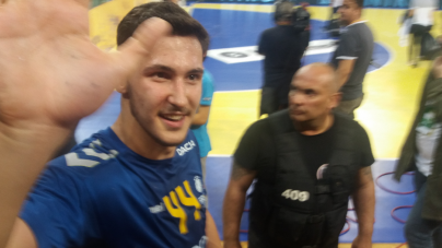 Călin Căbuț a debutat cu dreptul la naționala de handbal, chiar împotriva campioanei mondiale