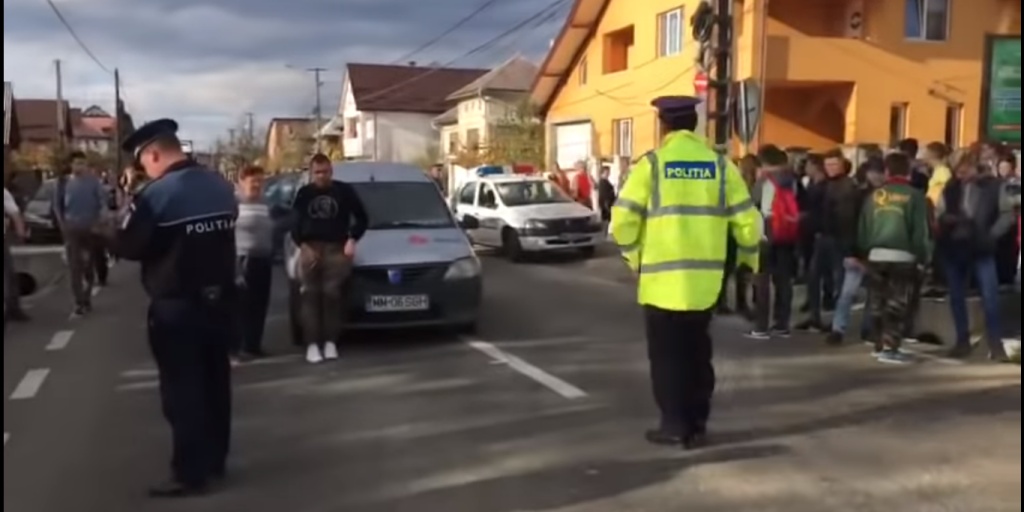 La Rona de Sus, accident spre-apus