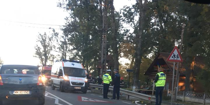 Patru victime într-un accident grav din Satulung