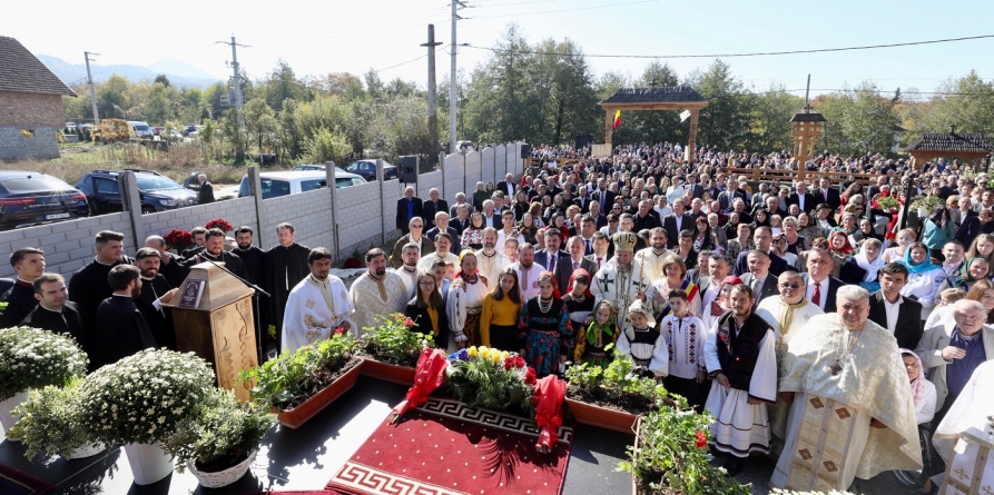 A fost târnosită prima biserică de lemn din Țara Oașului