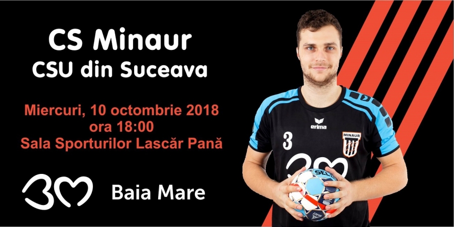 Suporterii  handbaliștilor de la Minaur sunt așteptați la Sala Sporturilor