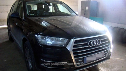 Audi Q7 căutat de autoritățile poloneze, găsit de lucrători ai ITPF Sighetu Marmației