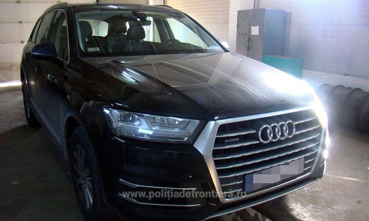 Audi Q7 căutat de autoritățile poloneze, găsit de lucrători ai ITPF Sighetu Marmației