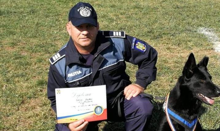 Un polițist și un câine polițist din IPJ Maramureș, medaliați cu bronz
