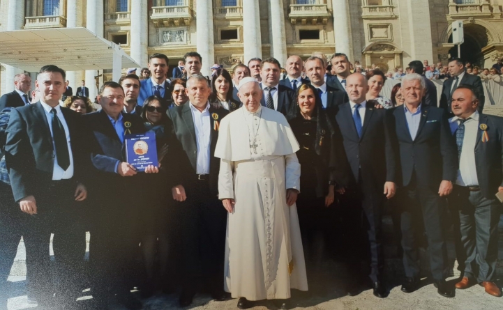 Maramureșeni la întâlnire cu Papa Francisc